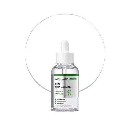 WELLAGE ampoule front packaging showing bottle and label for calming benefits