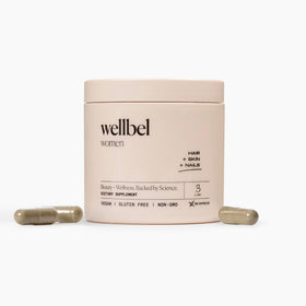 WELLBEL front packaging showing bottle and label for clean supplement benefits