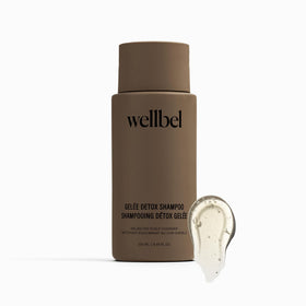 WELLBEL front bottle showing product and benefits on shelf