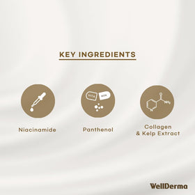 WELLDERMA essence pouring to show serum texture and concentrated collagen benefit