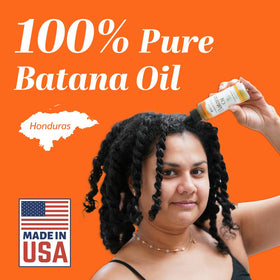 Well's Oil pouring Batana oil to show smooth texture and absorbency