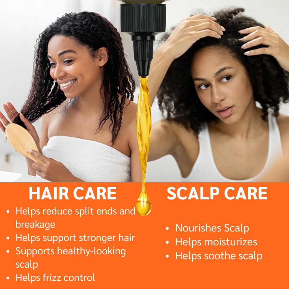 Well's Oil scalp massage application promoting comfort and nourishment