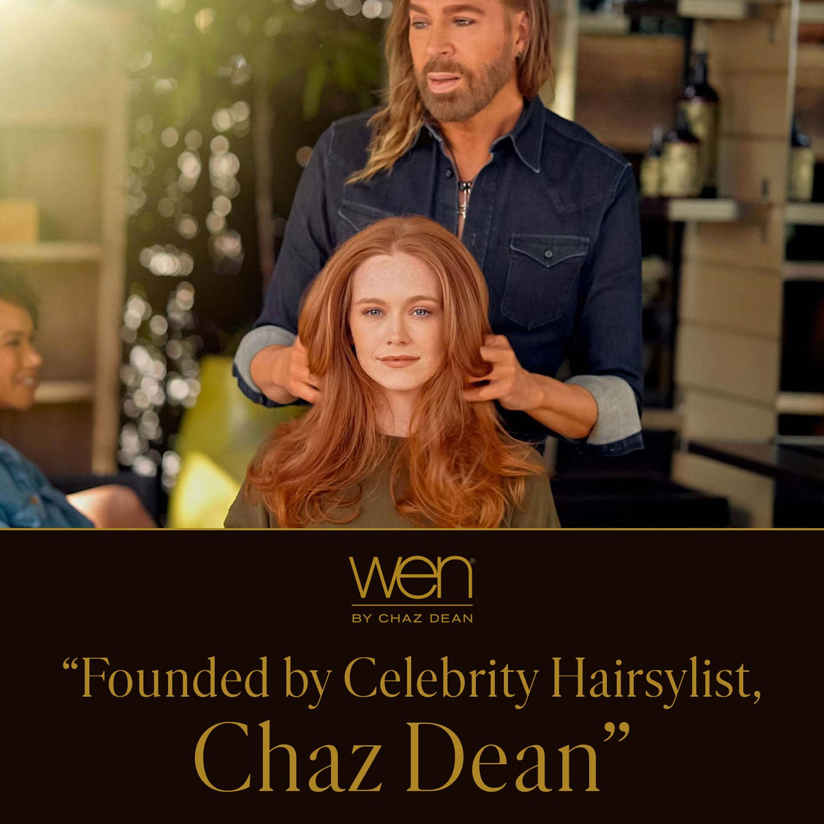 WEN by Chaz Dean ingredient label close-up highlighting botanicals and amino-acid complex benefits
