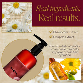 WEN by Chaz Dean rosemary aloe chamomile ingredients highlighting natural botanicals