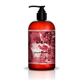 WEN by Chaz Dean front bottle showing product and pomegranate scent benefits