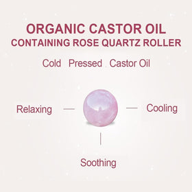 WenFeng castor oil texture pour highlighting rich, hydrating consistency