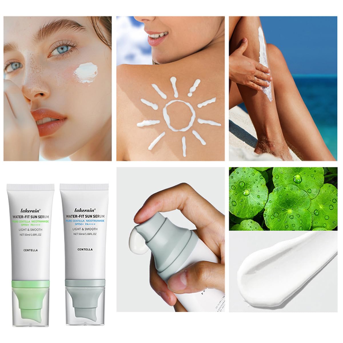 WenFeng applied on face illustrating even coverage and non-greasy finish