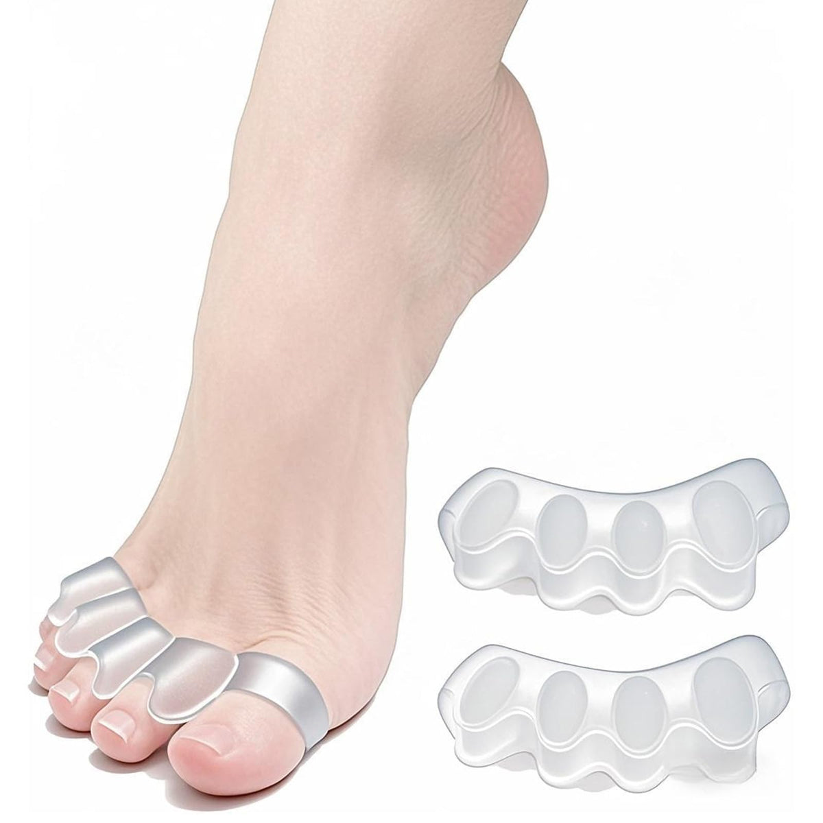 WERNOKLE front packaging view showing the transparent toe separator and benefits
