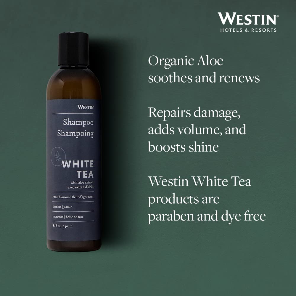 Westin bottle next to white towel lifestyle scene creating a spa-like experience