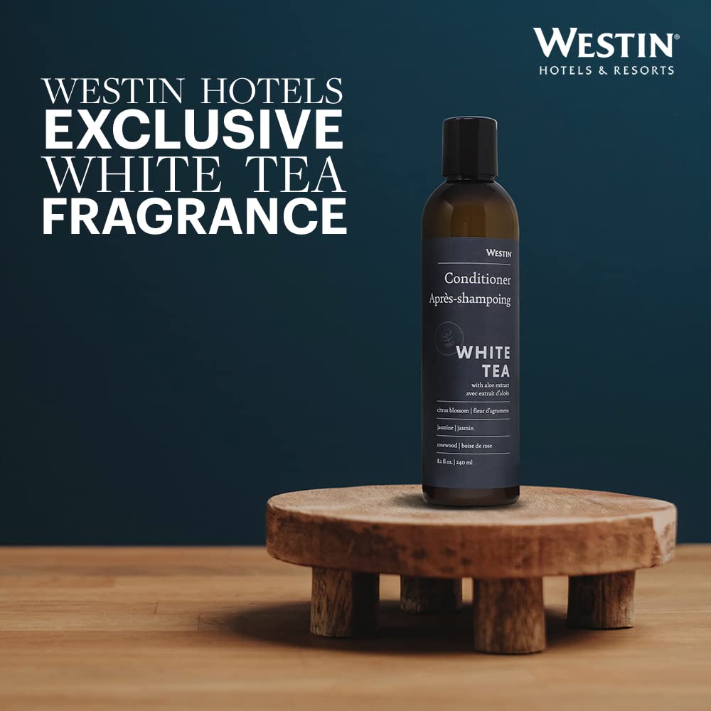 Westin open cap with conditioner pouring to show smooth consistency and controlled use