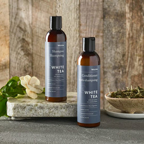 Westin bottle label close-up highlighting ingredients and elegant branding benefit
