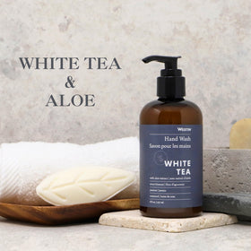 Westin bottle next to household item showing 8oz travel-friendly scale