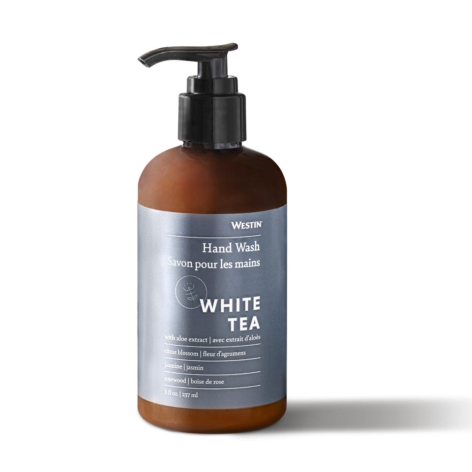 Westin bottle front packaging showing luxury spa look and calming fragrance