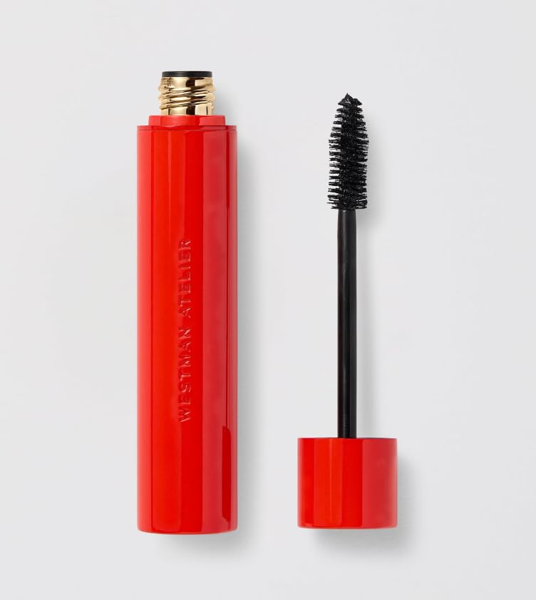WESTMAN ATELIER travel-size mascara tube front view shows compact design and portability