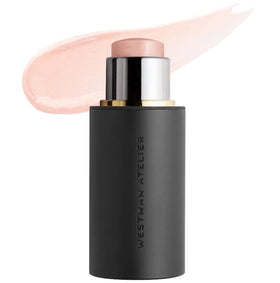 Westman Atelier Lit Up stick front packaging showing nectar shade and compact size for travel