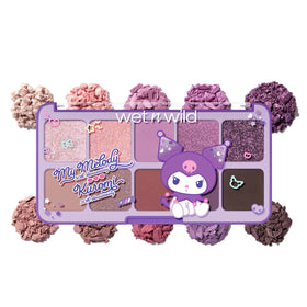 wet n wild front-open palette showing 10 mixed finishes and versatile selection