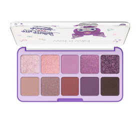 wet n wild palette beside common items showing travel-friendly compact size