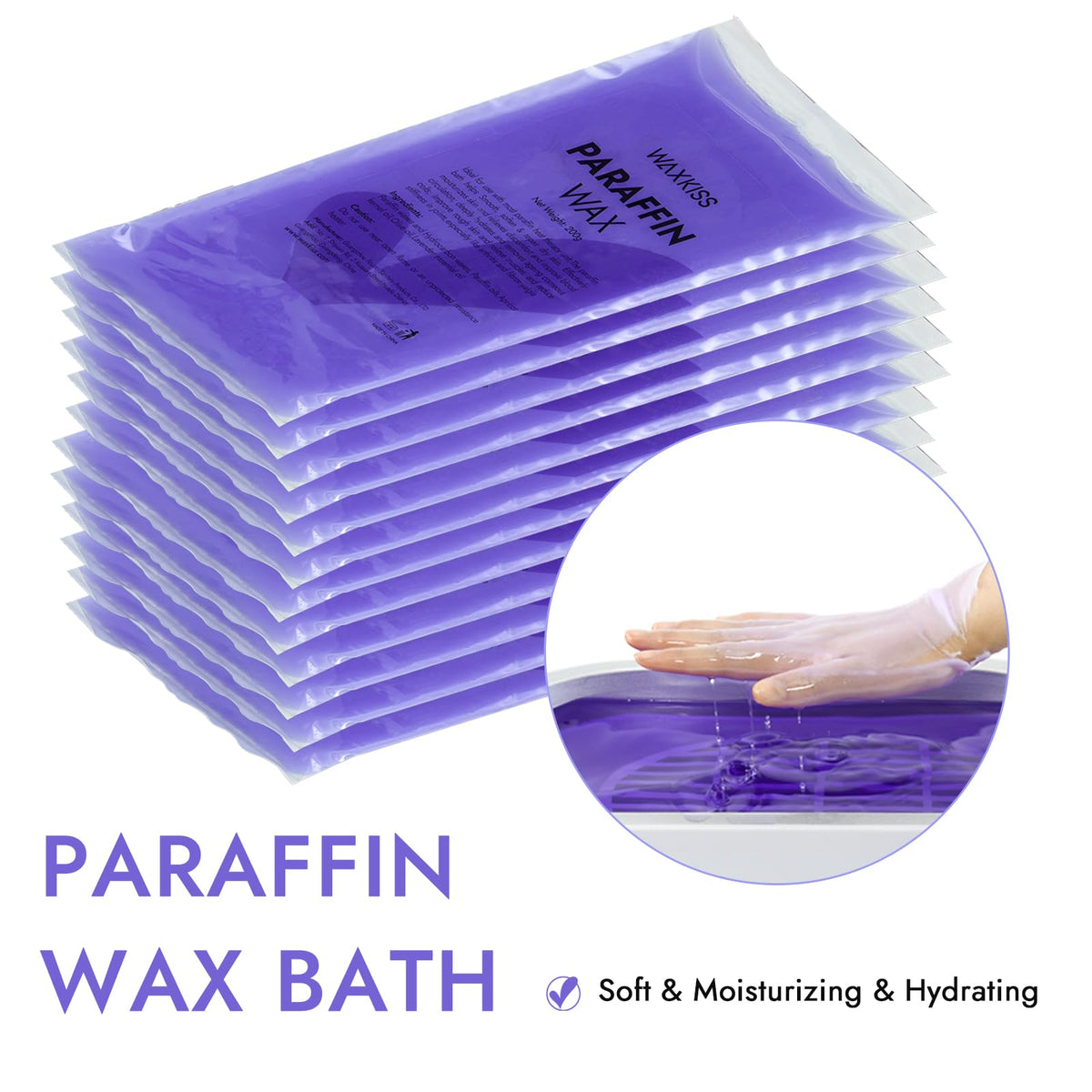 wewax melted wax in warmer demonstrating safe, even consistency for dipping