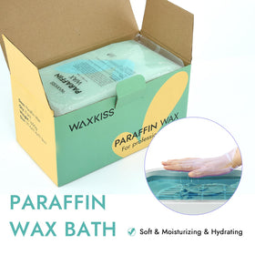 wewax melting in paraffin pot demonstrating safe, even heat retention