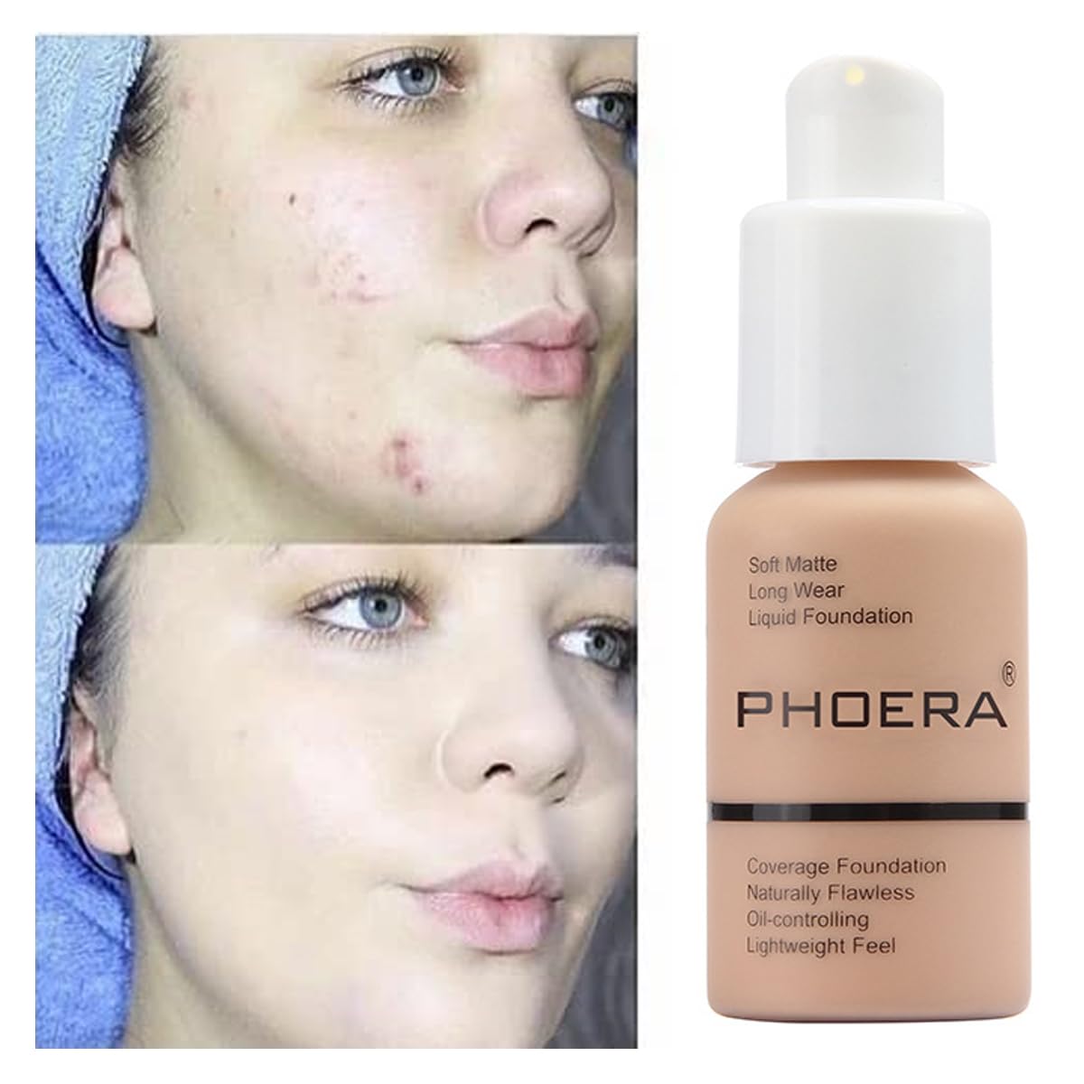 WFWJ PHOERA application demo blending foundation for even, natural coverage