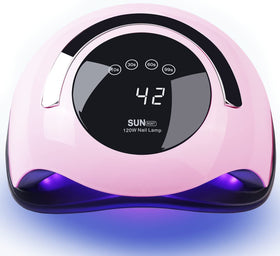 W&H Sun BQ5T front angle showing compact pink housing and salon-ready design
