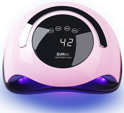W&H Sun BQ5T front angle showing compact pink housing and salon-ready design
