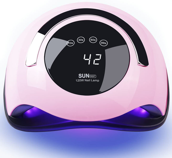 W&H Sun BQ5T front angle showing compact pink housing and salon-ready design