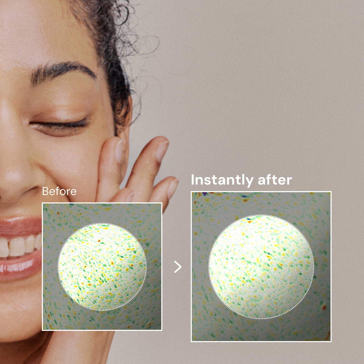 Whamisa pour texture of toner showing lightweight essence and easy absorption