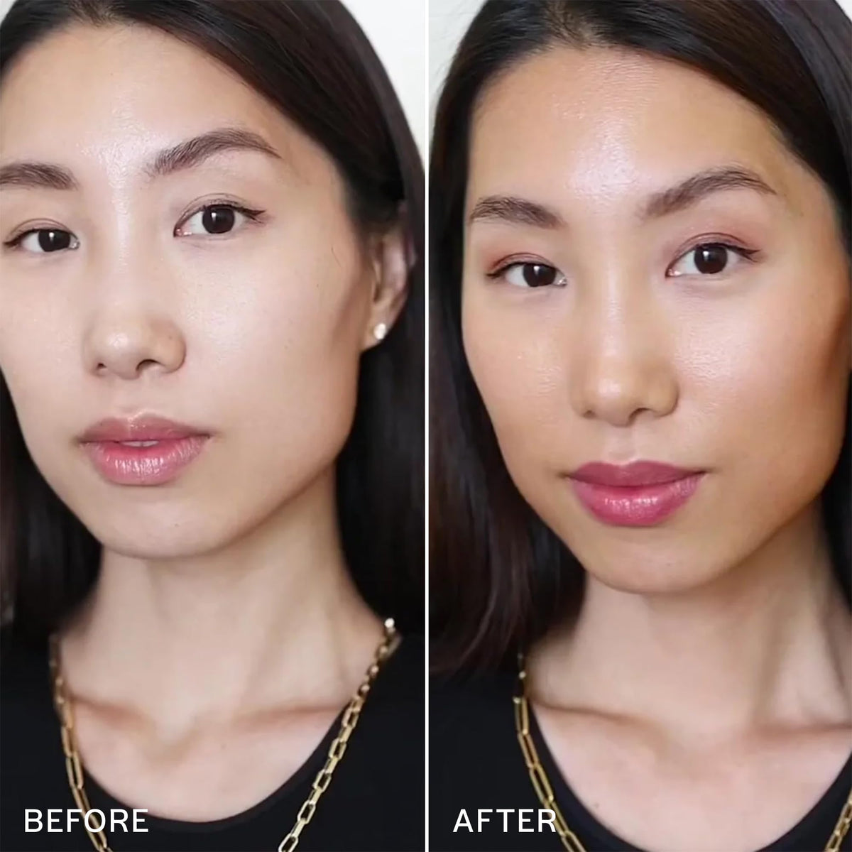 WHIND drops mixed into moisturizer in palm for customizable tinting benefit