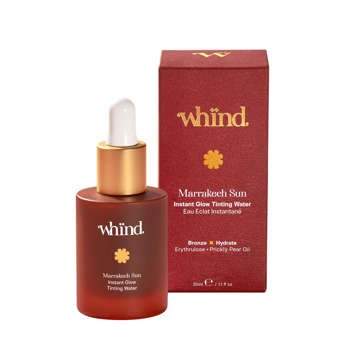 WHIND bottle front packaging showing product and benefits