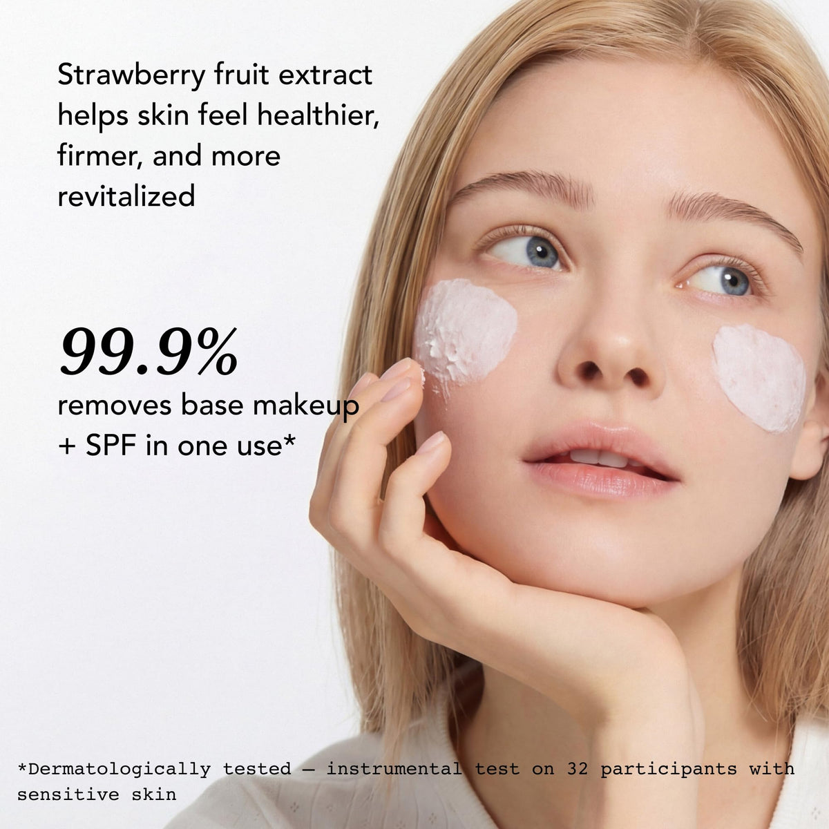 Whipped Semo Company label detail showing key actives and clean formulation