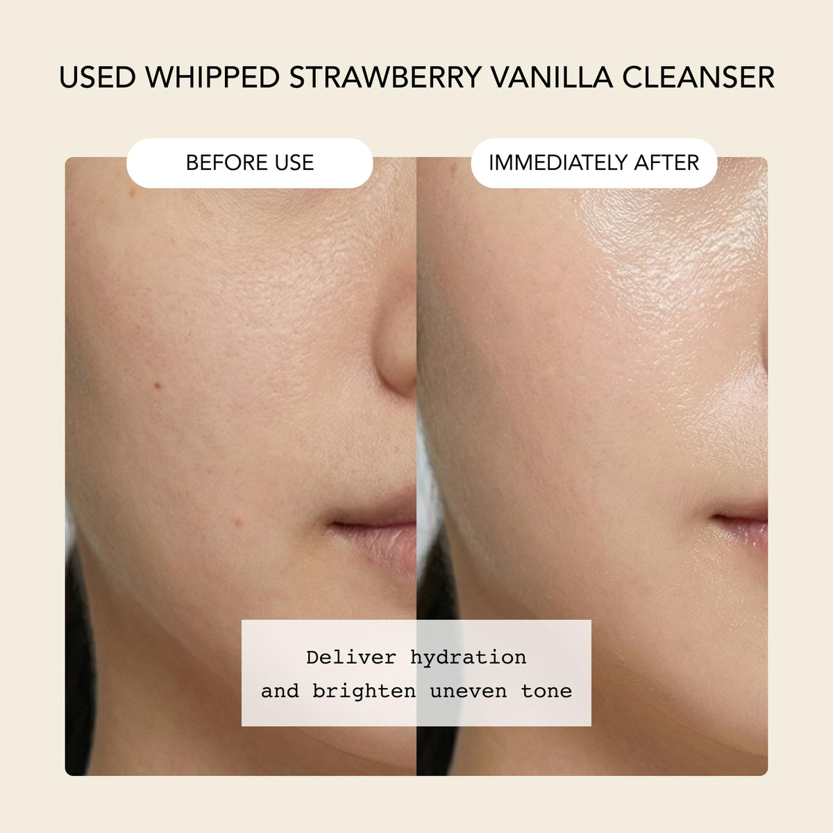 Whipped Semo Company lather in hand demonstrating gentle effective cleansing