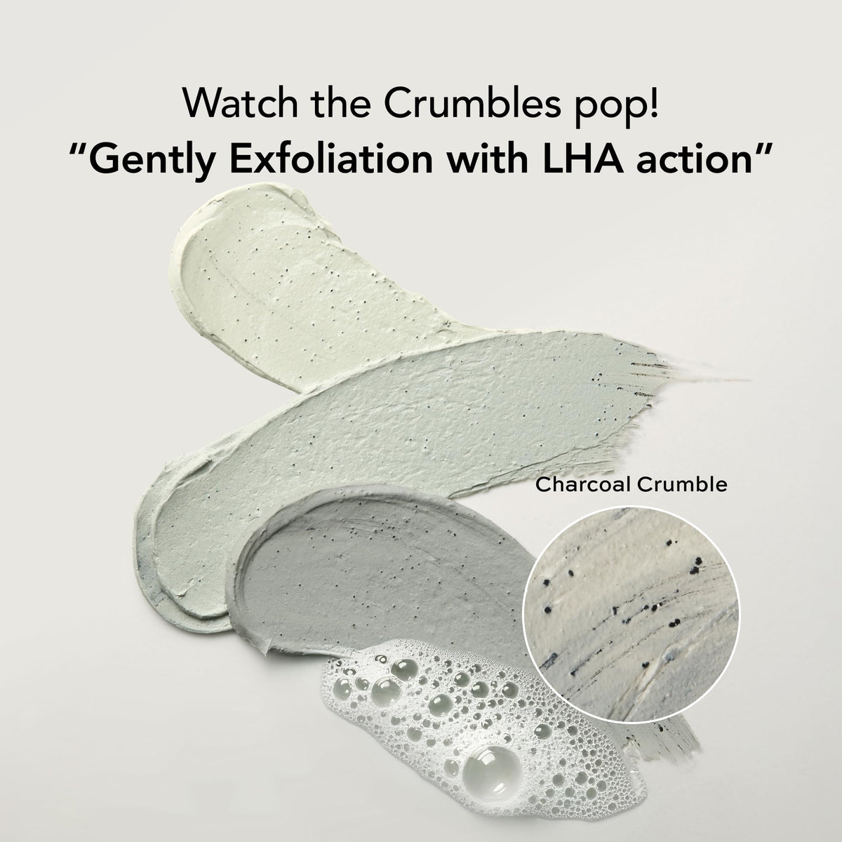 Whipped Semo Company foaming lather on hand demonstrating suds and easy rinsing benefits