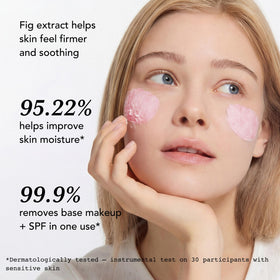 Whipped Semo Company applying as mask on face illustrating quick 1–2 minute hydrating barrier support