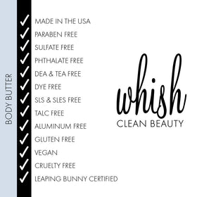 Whish applied on forearm demonstrating quick absorption and softer skin