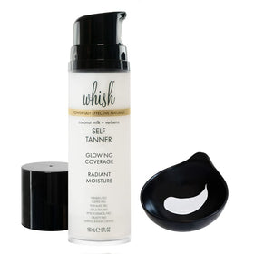 Whish close-up texture of lotion, shows creamy moisturizing finish
