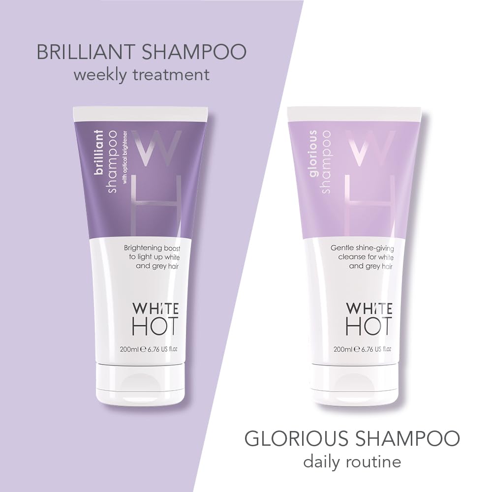 White Hot duo on bathroom shelf lifestyle scene showing polished routine