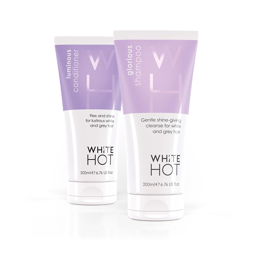 White Hot front packaging displaying both bottles and benefit of shine