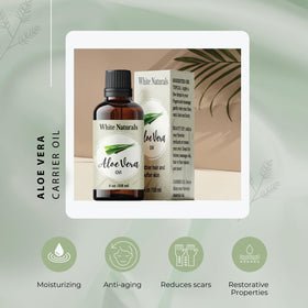 White Naturals oil texture on palm demonstrating lightweight absorption benefit