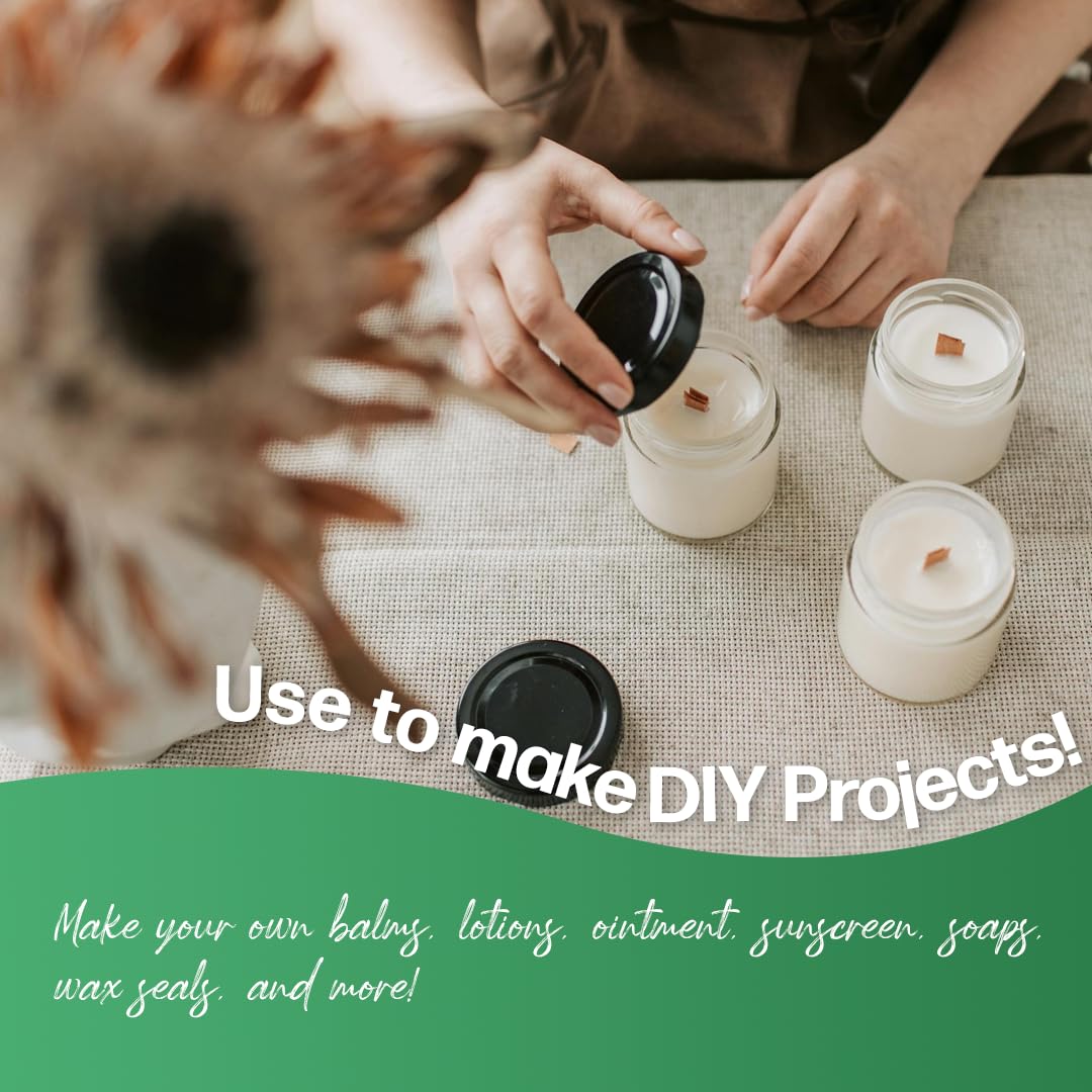 DIY balm mixing scene using White Naturals pellets to create smooth, stable skincare products