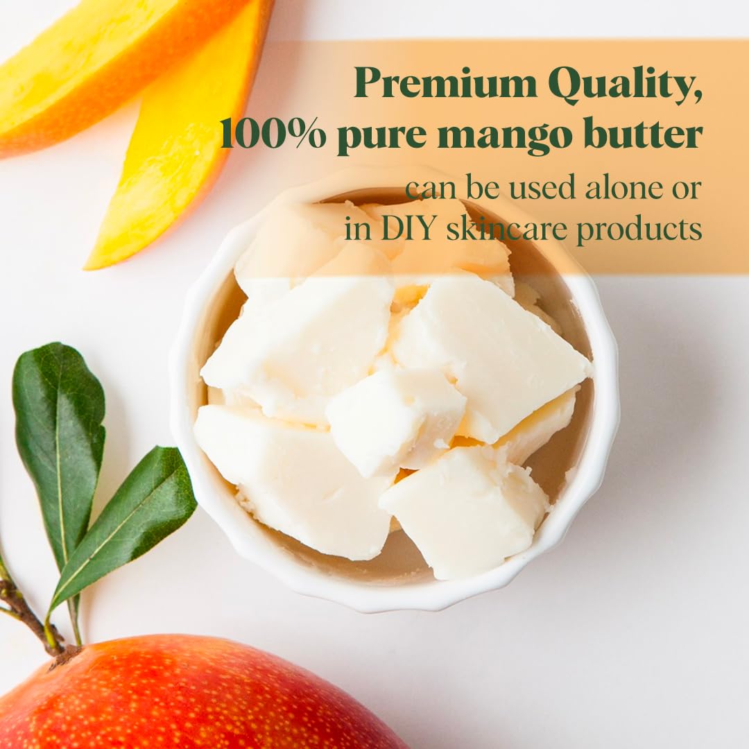 White Naturals mango butter whipped in bowl for DIY body butter with airy texture