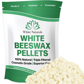 White Naturals pouch front view showing product branding and weight, convenient packaging benefit