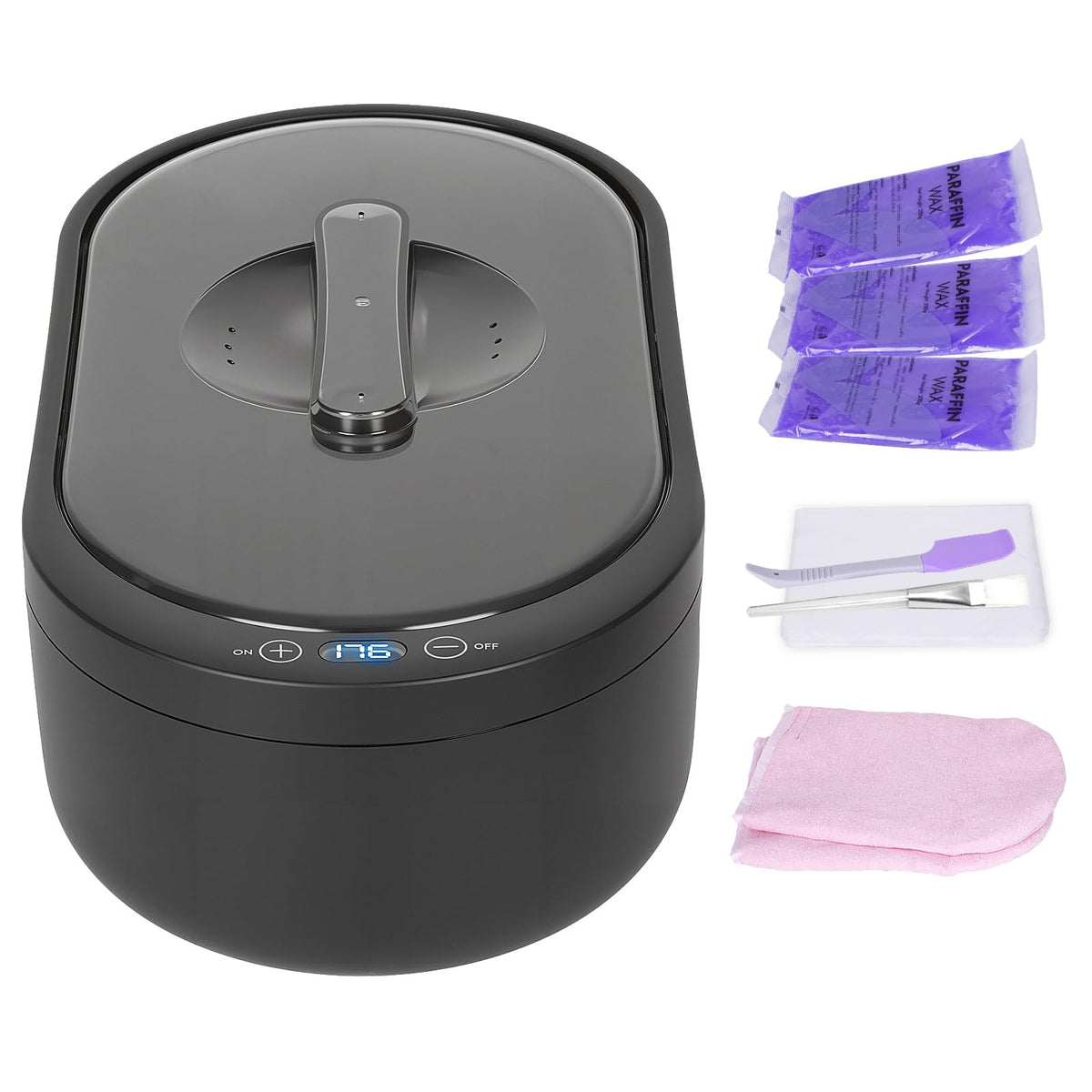 whostomy front view warmer showing compact design and easy setup benefit