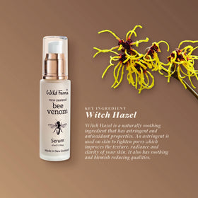 Wild Ferns serum applied on hand demonstrating smooth absorption