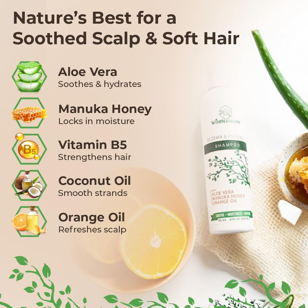 Wild Naturals back label displaying natural ingredient list and pH info