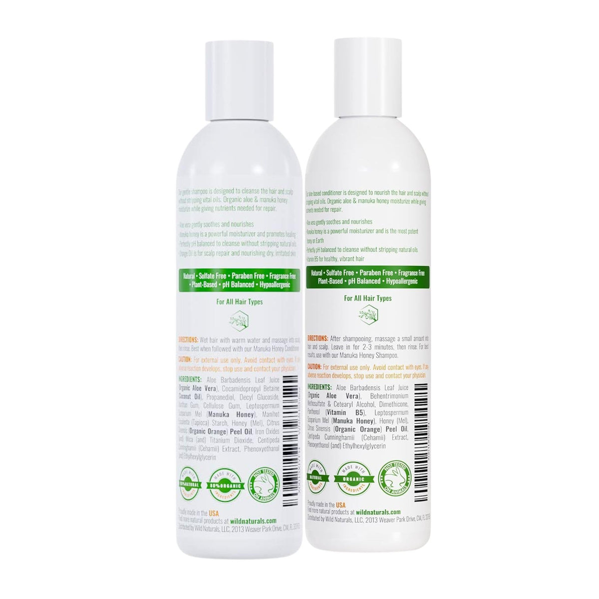 Wild Naturals set on bathroom shelf indicating family-friendly routine