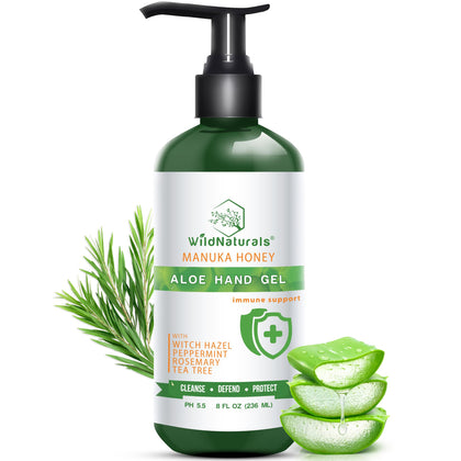 Wild Naturals front packaging pump showing product clarity and clean design