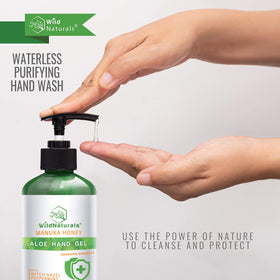 Wild Naturals label ingredients panel displaying botanical list and benefits