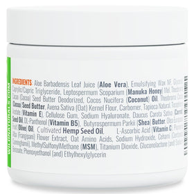Wild Naturals cream applied to elbow demonstrating targeted dry skin relief