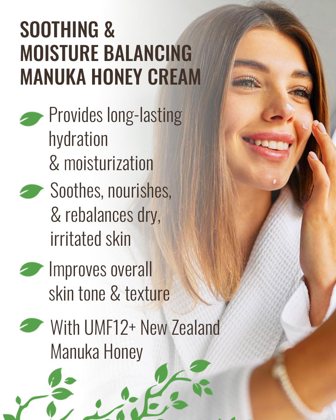 Wild Naturals label close-up highlighting UMF 12+ Manuka honey and clean ingredient list